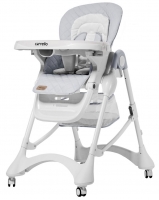 Стульчик для кормления Carrello Caramel CRL-9501/3, Cloud Grey (Серый)