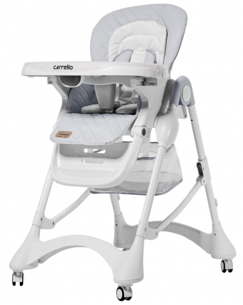 Стульчик для кормления Carrello Caramel CRL-9501/3, Cloud Grey (Серый)