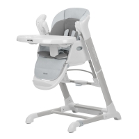 Стульчик для кормления Carrello Cascata CRL-10303, Ash Grey (Серый)