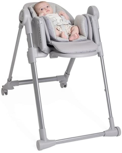 Стульчик для кормления Chicco Polly Armonia, Steel (Светло-серый)