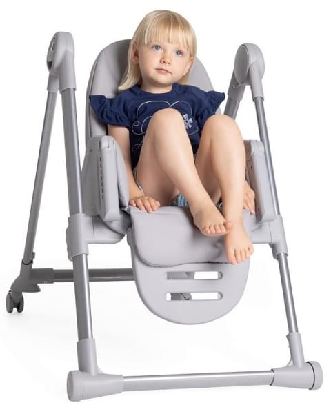 Стульчик для кормления Chicco Polly Armonia, Steel (Светло-серый)