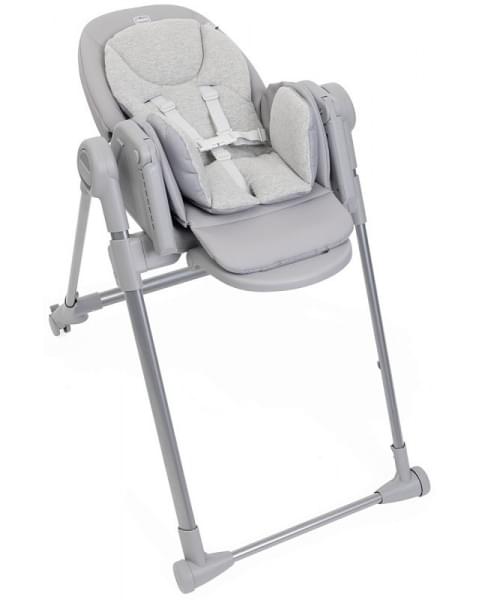 Стульчик для кормления Chicco Polly Armonia, Steel (Светло-серый)