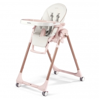 Стульчик для кормления Peg-Perego Prima Pappa Follow Me, Mon Amour (Розовое золото)
