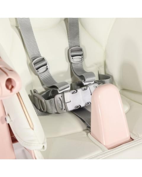 Стульчик для кормления Peg-Perego Prima Pappa Follow Me, Mon Amour (Розовое золото)