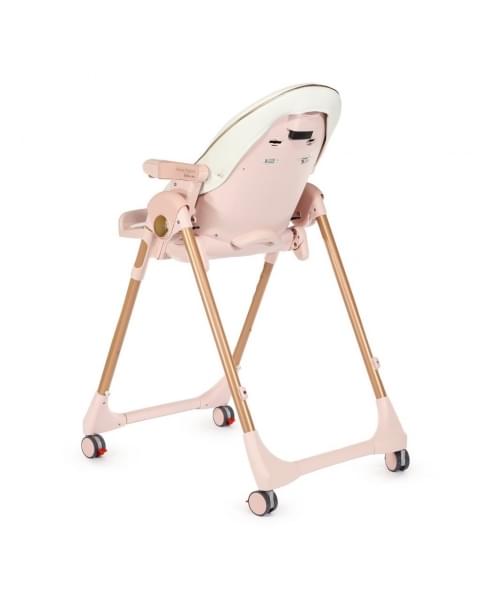 Стульчик для кормления Peg-Perego Prima Pappa Follow Me, Mon Amour (Розовое золото)