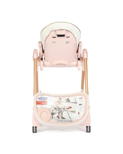 Стульчик для кормления Peg-Perego Prima Pappa Follow Me, Mon Amour (Розовое золото)