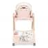 Стульчик для кормления Peg-Perego Prima Pappa Follow Me, Mon Amour (Розовое золото)