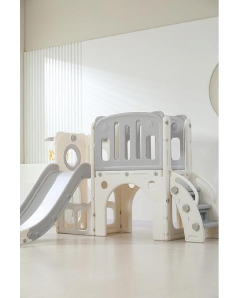 Игровой комплекс с горкой UNIX Kids Star Grey