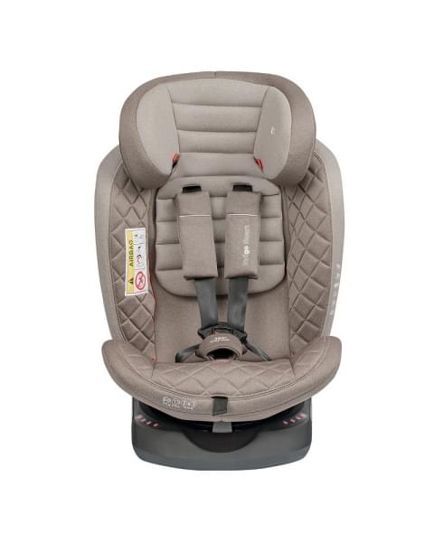 Автокресло Indigo Smart Isofix бежевый-коричневый