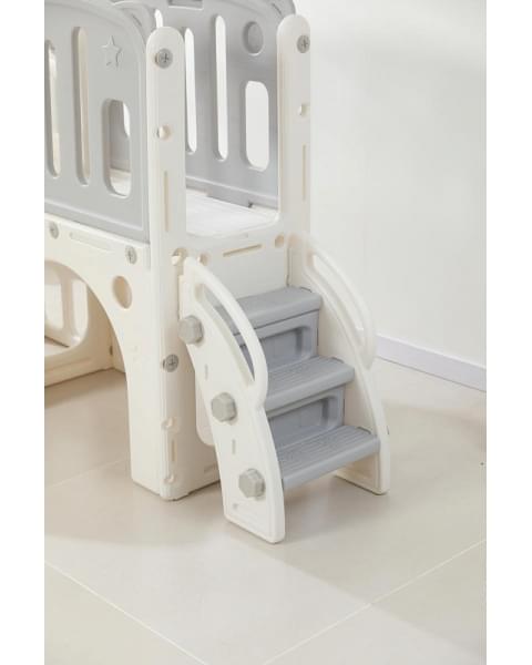 Игровой комплекс с горкой UNIX Kids Star Grey