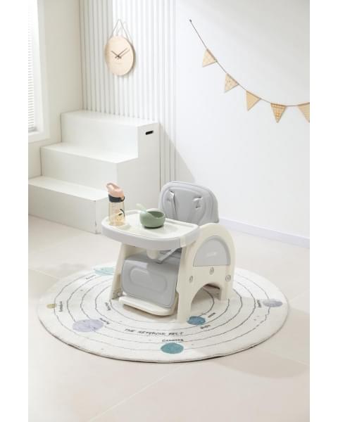 Стул для кормления UNIX Kids Cloud Трансформер (3 in 1) Grey