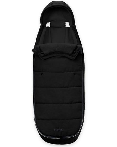 Теплый конверт (накидка на ножки) Cybex в коляску Black