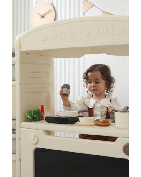 Кухня детская UNIX Kids Cook & Store 8 ящиков Grey