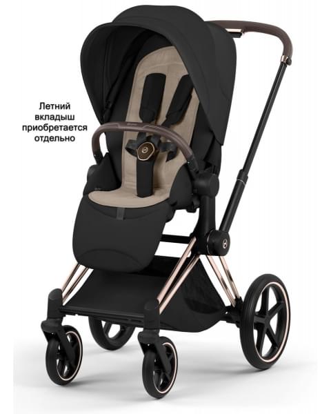 Коляска Cybex Priam V Rosegold Style Collection 2 в 1 Sepia Black