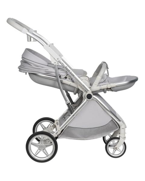 Детская прогулочная коляска Farfello Fest Lux Светло-серый/Light grey FL-14 цветная рама