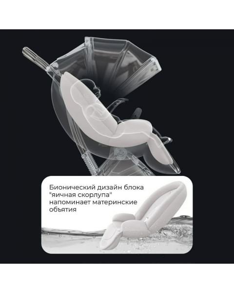 Детская прогулочная коляска Farfello Fest Lux Светло-серый/Light grey FL-14 цветная рама