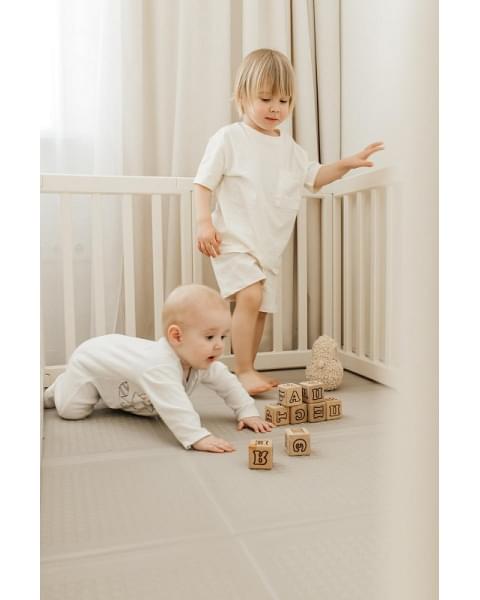 Большой детский игровой манеж UNIX Kids Classic Tree House 150 x 180 Camel