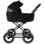 Детская коляска Roan Bass Next Classic 2.0 d12 3 в 1 с автокреслом Tutis Elo Lux EduSky Black BNC/85/2 Caviar/Black/руч.Cappuccino