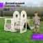 Игровой комплекс с горкой UNIX Kids Bus 171 см Grey
