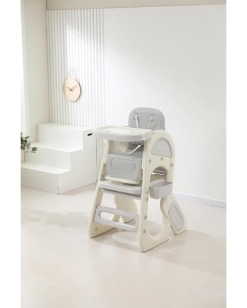Стул для кормления UNIX Kids Cloud Трансформер (3 in 1) Grey