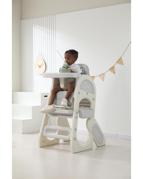 Стул для кормления UNIX Kids Cloud Трансформер (3 in 1) Grey