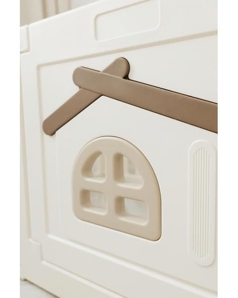 Большой детский игровой манеж UNIX Kids Classic Tree House 150 x 180 Camel