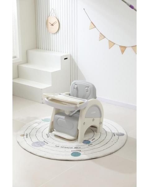 Стул для кормления UNIX Kids Cloud Трансформер (3 in 1) Grey