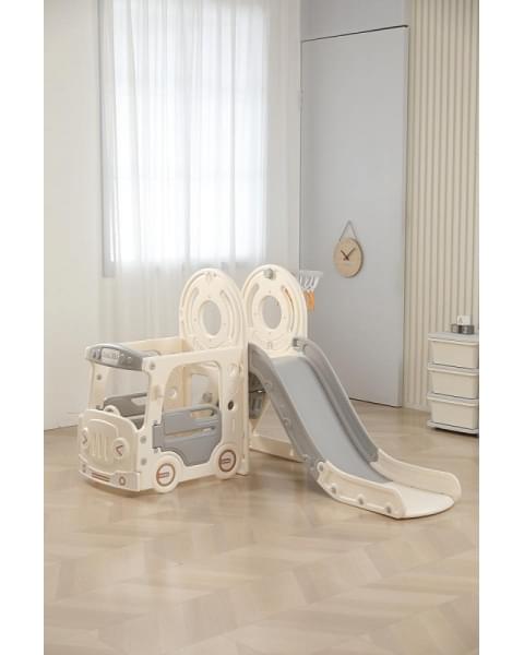 Игровой комплекс с горкой UNIX Kids Bus 171 см Grey