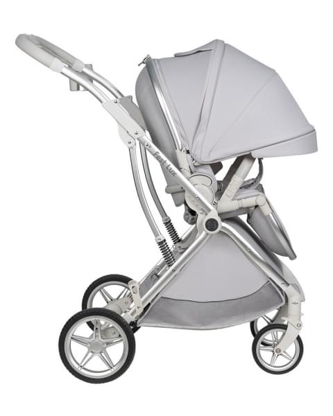 Детская прогулочная коляска Farfello Fest Lux Светло-серый/Light grey FL-14 цветная рама