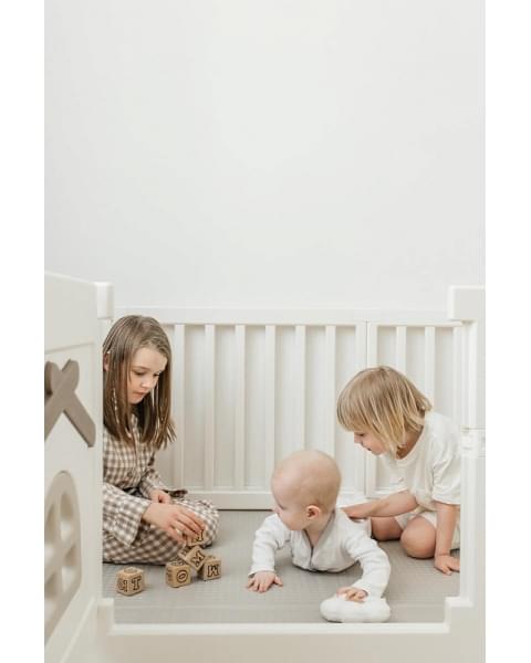 Большой детский игровой манеж UNIX Kids Classic Tree House 150 x 180 Camel