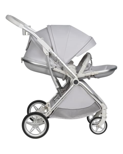 Детская прогулочная коляска Farfello Fest Lux Светло-серый/Light grey FL-14 цветная рама