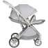 Детская прогулочная коляска Farfello Fest Lux Светло-серый/Light grey FL-14 цветная рама