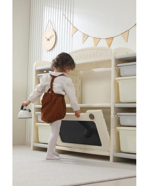 Кухня детская UNIX Kids Cook & Store 8 ящиков Grey