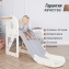 Игровой комплекс с горкой UNIX Kids Bus 171 см Grey