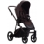 Детская коляска Bebetto Pelpasso Pro 3 в 1 с автокреслом Avionaut Cosmo 05 Brown коричневая кожа/коричневая рама
