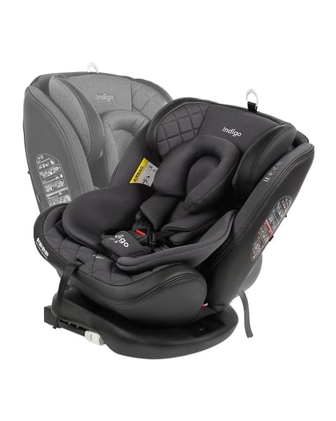 Автокресло Indigo AERO ST-3 0+1+2+3 (0-36 кг) т. серый лен