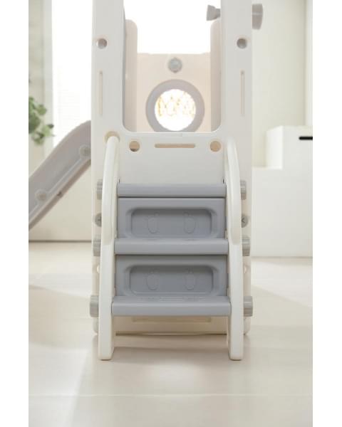 Игровой комплекс с горкой UNIX Kids Star Grey