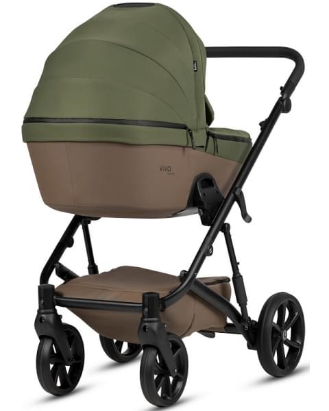 Детская коляска Tutis Viva 6 Plus Essential 3 в 1 с автокреслом Elo Lux EduSky Black 1612050 Pine