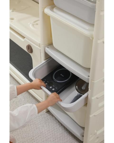 Кухня детская UNIX Kids Cook & Store 8 ящиков Grey