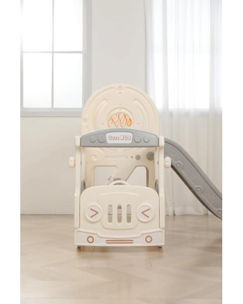 Игровой комплекс с горкой UNIX Kids Bus 171 см Grey