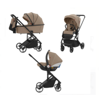 Коляска 3 в 1 Carrello Alfa CRL-6508, Evening Beige (Коричневый)