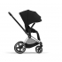 Коляска 2 в 1 Cybex Priam IV шасси Rose Gold, Deep Black (Черный)