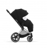 Коляска 2 в 1 Cybex Priam IV шасси Rose Gold, Deep Black (Черный)