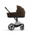 Коляска 2 в 1 Cybex Priam IV шасси Chrome Brown, Khaki Green (Хаки)