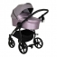 Коляска 3 в 1 Tutis Novo Reflective 2022, Lavender Metalic / Grey Reflective Print (284)