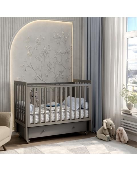 Кроватка ANTEMI Classic Sleep Графит