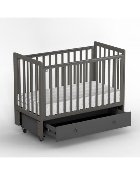 Кроватка ANTEMI Classic Sleep Графит