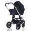 Детская коляска MowBaby Zoom PU 3 в 1 silver black