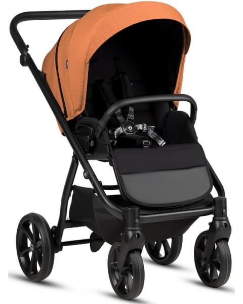 Детская коляска Tutis Leo 3 Plus 3 в 1 с автокреслом Elo Lux EduSky Black 1582280 Orange