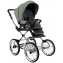 Детская коляска Roan Bass Next Classic 2.0 d14 3 в 1 с автокреслом Tutis Elo Lux EduSky Black BSNC/92/2 Sage Green/Black/руч.Black